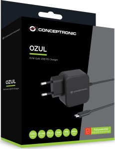 Ładowarka Conceptronic Ładowarka 1Port 67W, GaN USB-C Desk PD sw 4