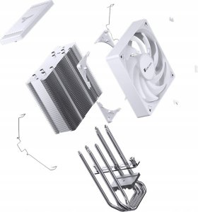 Chłodzenie CPU Jonsbo Jonsbo CR-1000 EVO CPU-Kühler, RGB - weiß 9