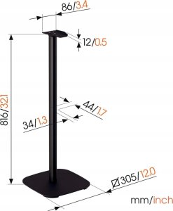 Vogels Vogels Speaker Stand for Sonos Era 300 B black SFS 4133 4