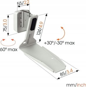 Vogels Vogels Wall Mount for Speaker Sonos Era 300 W white SWM 4131 2