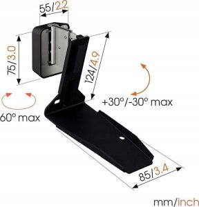 Vogels Vogels Wall Mount for Speaker Sonos Era 300 B black SWM 4131 2