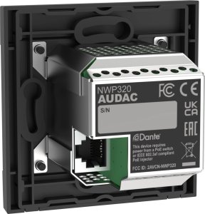 Audac AUDAC NWP320/W Sieciowy panel wejściowy audio - 2 x XLR + 3,5 mm jack + BT (4 CH) Wersja biała 2