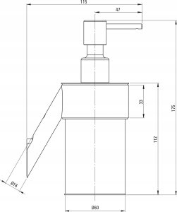 Deante Dozownik mydła 2