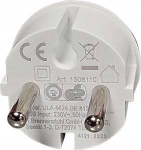 Listwa zasilająca Brennenstuhl Brennenstuhl Steckdoseneinsatz Schuko mit USB 2.4 5