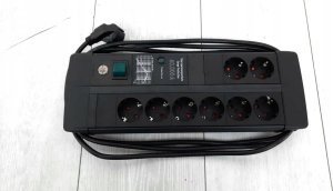 Listwa zasilająca Brennenstuhl Brennenstuhl Premium-Line DUO ÜSS 8fach schwarz 3