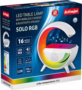 Lampa stołowa Activejet Lampka muzyczna LED Activejet AJE-SOLO RGB 1