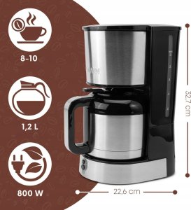 Ekspres przelewowy Bomann Bomann KA 6066 CB Coffee Machine 10 Cups 5