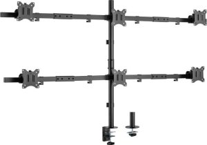 Equip Uchwyt biurkowy na 6 monitorów 17" - 32" (650160) 2