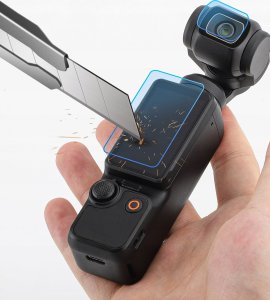 SunnyLife Zestaw Osłon Osłony 2x Osłona Na Ekran Oraz Obiektyw Do Dji Osmo Pocket 3 / Op3-bhm717-2 5