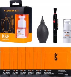Kf Duży Zestaw Czyszczący 11w1 Do Optyki Obiektywu Aparatu Kamery K&f Concept / Sku.1618 7