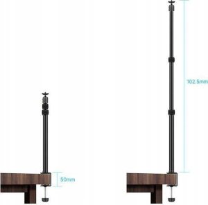 Ulanzi Uchwyt Biurkowy Studyjny Ramię Statyw Vlog Do Lampy Aparatu Kamery / Ulanzi Ls01 6