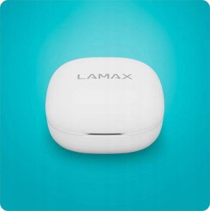 Słuchawki Lamax LAMAX In-Ear Clips1 ANC  white BT 5.3 Akku 44 Std. retail 10