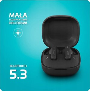 Słuchawki Lamax LAMAX In-Ear Clips1 ANC  black BT 5.3 Akku 44 Std. 7