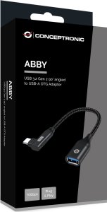 Adapter USB Conceptronic USB-A - USB-C Czarny  (ABBY19B) 3