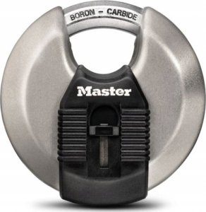 MasterLock Master Lock Padlock 2-Disc Stainless Steel (70mm) M40E 1