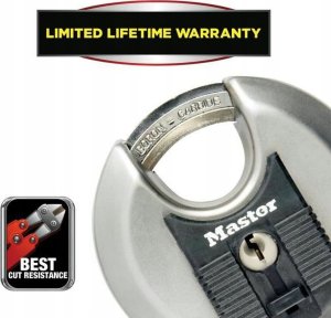MasterLock Master Lock Padlock 2-Disc Stainless Steel (70mm) M40E 4