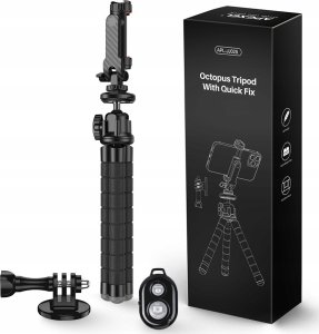 Statyw Apexel Giętki Statyw Elastyczny 3w1 Uchwyt Pilot Bluetooth Do Telefonu Smartfona / Aparatu Dslr / Kamery Gopro Sjcam Xiaomi Dji Insta360 / Apl-jj025 4