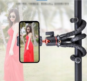 Statyw Apexel Giętki Statyw Elastyczny 3w1 Uchwyt Pilot Bluetooth Do Telefonu Smartfona / Aparatu Dslr / Kamery Gopro Sjcam Xiaomi Dji Insta360 / Apl-jj025 8