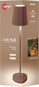 Century LED Lamp LUME Plus corten 2,2W 2700K Dimm. 3