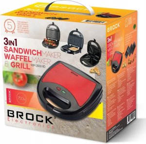 Opiekacz Brock Opiekacz elektryczny 3w1 SSM2003RD Brock 5