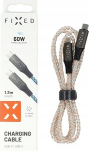 Kabel USB Fixed USB-C - USB-C 1.2 m Wielokolorowy (FIXDLED-CC-RA) 9
