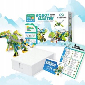 Makerzoid Robot Master Standard - zestaw ponad 370 klocków edukacyjnych z możliwością kodowania 3