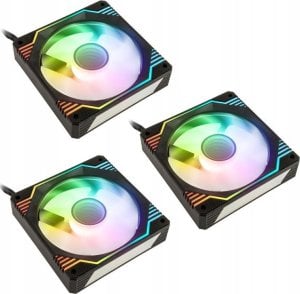 Kolink Kolink Umbra X 120mm ARGB High Performance PWM Fan Triple Pack - Black 1