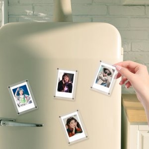 Ramka LoveInstant Ramka Magnetyczna Magnes Na 2x Zdjęcie Do Canon Polaroid Hp Kodak Agfa Zink / Przezroczysta 4