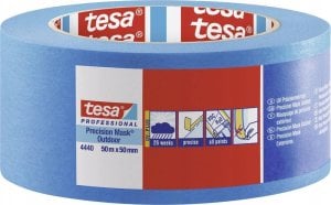 Tesa Tesa Masking Tape 50m x 50mm Preci.outd.Prof. Blue 04440 1