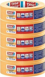 Tesa Tesa Masking Tape 50m x 25mm Stand.Prec. yellow 04344 2