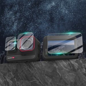 SunnyLife Zestaw Osłon 6x Osłona Na Obiektyw + 2x Ekran Lcd Do Kamery Insta360 Ace /  Ist-bhm750-2 6