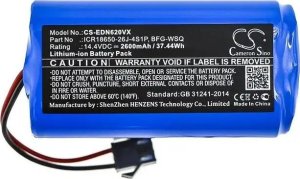 Bateria Cameron Sino Akumulator Bateria Typ 10002265 Cmicr18650f8m7-4s1p Do Liectroux Eufy Kitfort Deebot Polaris Ecovacs Gutrend Proscenic Genio Robojet Phicomm / Cs-edn620vx 3