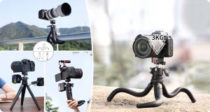 Statyw Ulanzi Giętki Statyw Elastyczny Pro Do Aparatu Kamery Telefonu + Stopka Iso + 3x Wint 1/4"" / Quick-lock Ulanzi / Claw 3