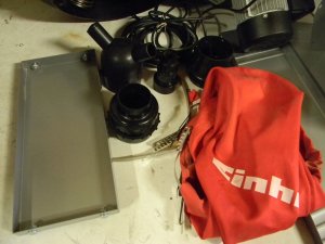 Einhell Einhell extraction system TE-VE 550/1 A, extraction station (red/black, 550 watts) 7