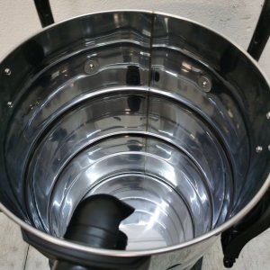 Odkurzacz przemysłowy Einhell Einhell TE-VC 2340 SACL, wet/dry vacuum cleaner (burgundy red/stainless steel) 12