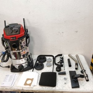 Odkurzacz przemysłowy Einhell Einhell TE-VC 2340 SACL, wet/dry vacuum cleaner (burgundy red/stainless steel) 2