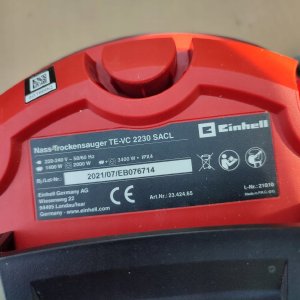 Odkurzacz przemysłowy Einhell Einhell TE-VC 2230 SACL, wet/dry vacuum cleaner (red/stainless steel) 4