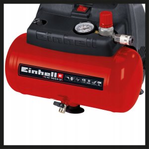 Sprężarka Einhell Einhell Compressor TC-AC 190/6/8 OF Set (red/black, 1,200 watts, tire inflator, compressed air hose) 8