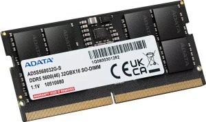 Pamięć do laptopa ADATA SODIMM, DDR5, 16 GB, 5600 MHz, CL46 (AD5S560016G-S) 2