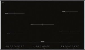 Sharp Sharp KH-9I26CT00-EU, self-sufficient hob (black) 1