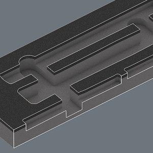 Zestaw narzędzi Wera Wera 9782 foam insert hammer set 1, 6 pieces (black/gray, in foam insert for workshop trolley) 2