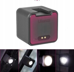 Lampa studyjna Ulanzi Lampa Led Na Magnes Gwint 1/4"" Stopka Iso + Dyfuzor / Wrota / Strumienica / Plaster Miodu / Ulanzi L2 / L2 Bi Color Cob 5