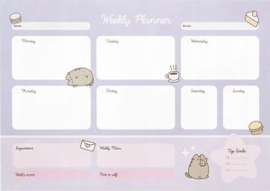 Pusheen Pusheen - Planner tygodniowy z kolekcji Moments 54 strony A3 1