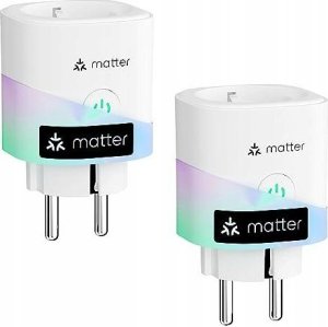 Meross Meross Smart Wi-Fi Plug Matter with Energy Monitor (2 Pack) 1