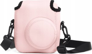 Pokrowiec LoveInstant Miękki Futerał Etui Pokrowiec Case Osłona Neoprene Do Fujifilm Fuji Instax Mini 12 - Różowy 2