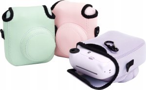 Pokrowiec LoveInstant Miękki Futerał Etui Pokrowiec Case Osłona Neoprene Do Fujifilm Fuji Instax Mini 12 - Różowy 4