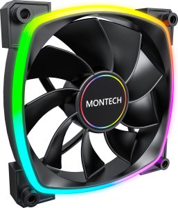 Montech Montech RX140 PWM ARGB Reverse Lüfter - 140mm, schwarz 1