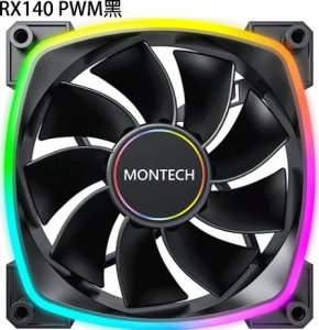 Montech Montech RX140 PWM ARGB Reverse Lüfter - 140mm, schwarz 5
