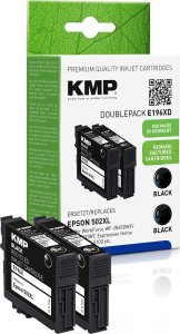 KMP Printtechnik AG KMP Patrone Epson Pro WF-2865DWF ers. 502XL T02W14 2 x black remanufactured 1