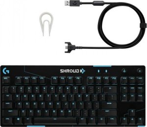 Klawiatura Logitech Klawiatura Logitech G PRO X Shroud czarna 3